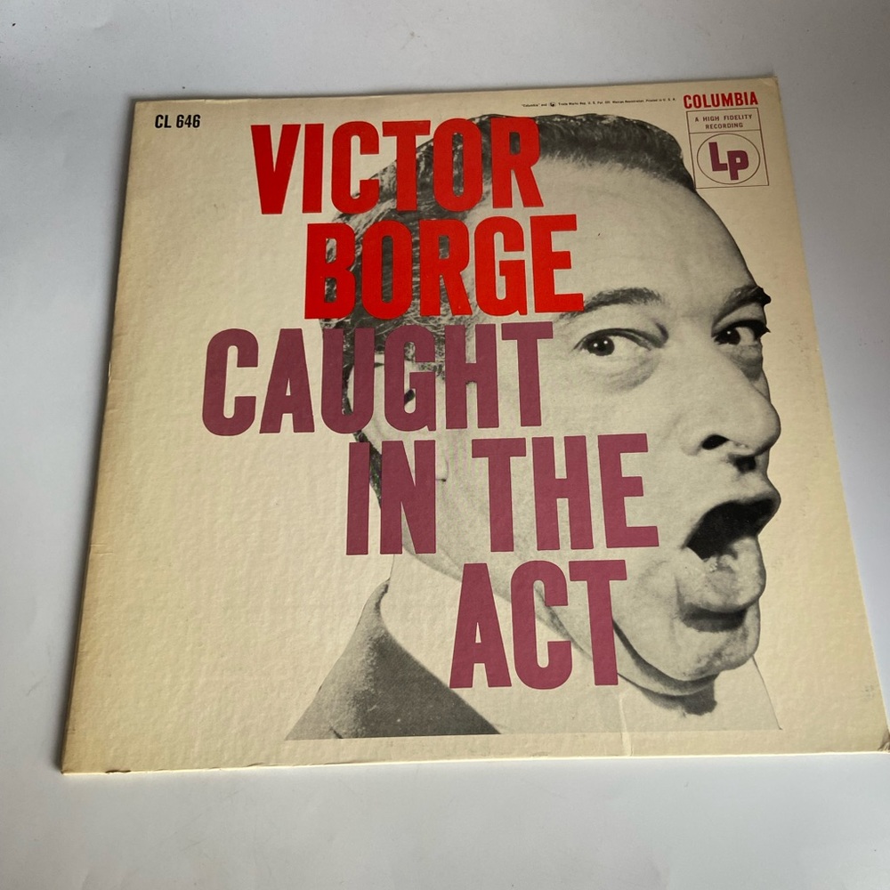 Victor Borge Caught in the Act Vinyl Record
